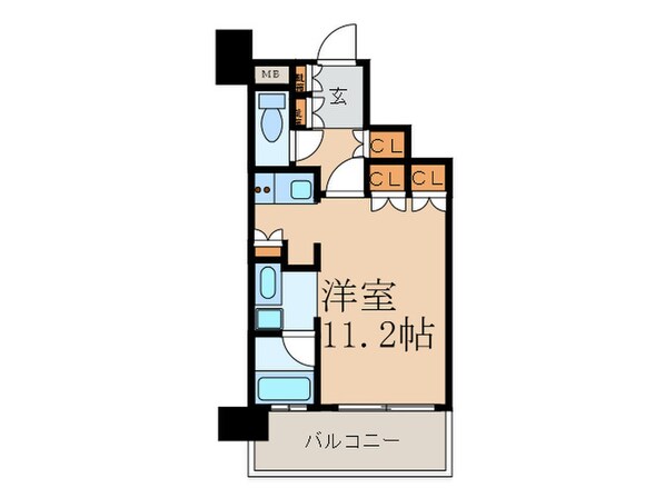 セイル江坂公園の物件間取画像